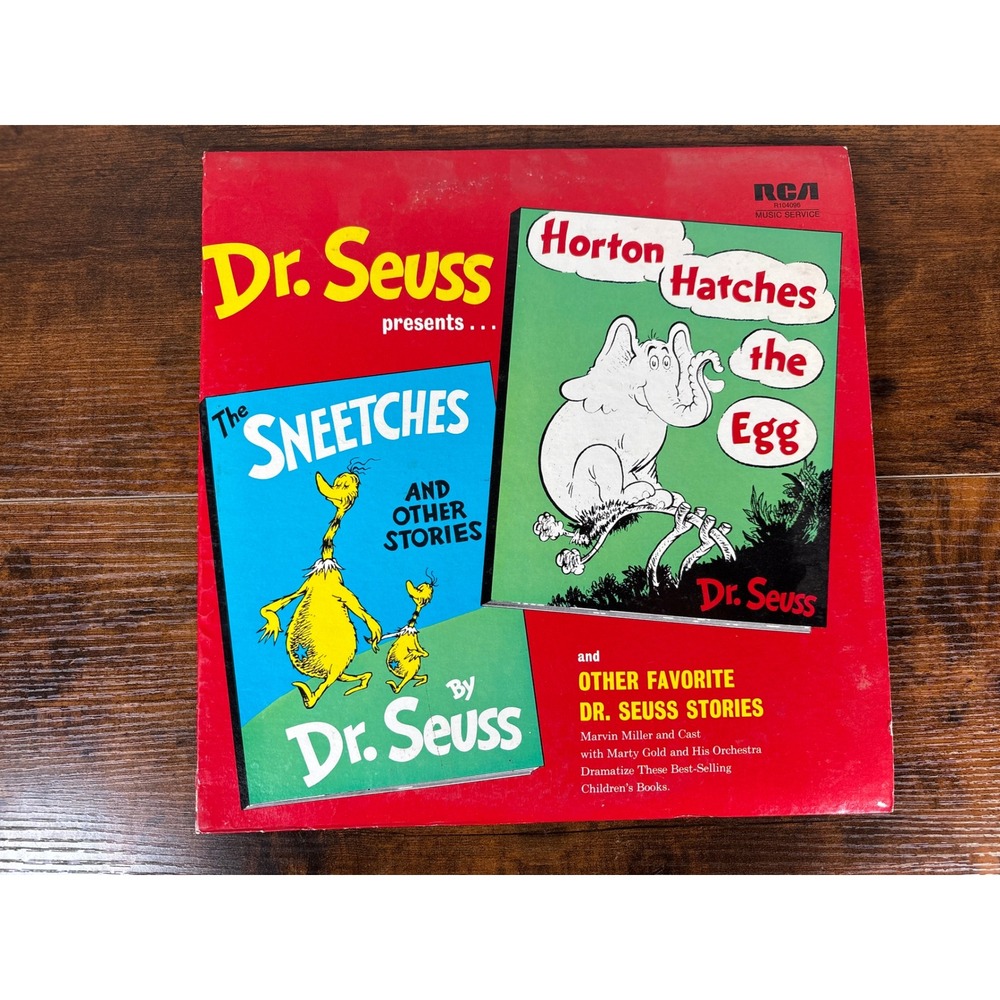 Dr Seuss Presents Horton Hatches the Egg Sneetches Vinyl LP RCA R 104096 & Book‎